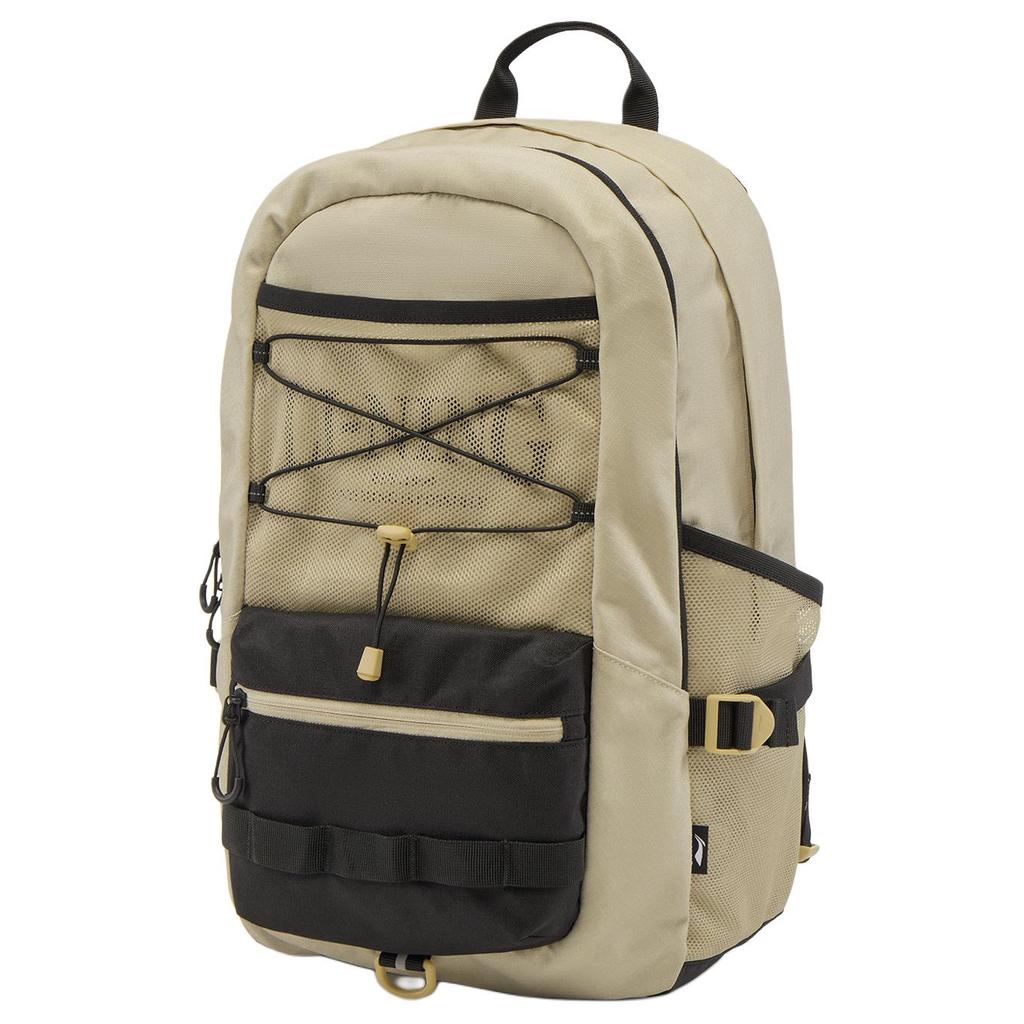 Li Ning Sports Life Collection Polyester Backpack Unisex Plain Khaki ABSV241-2