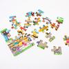 Holzpuzzle mit 24 Teilen, Kinder Tier Dinosaurier Cartoon Flugzeug Puzzle, Baby Früherziehung pädagogisches Baustein Spielzeug