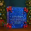 Adventní kalendář obsahuje 24 vánočních ozdob. Kalendář příjezdu Vánoce odpočítávání