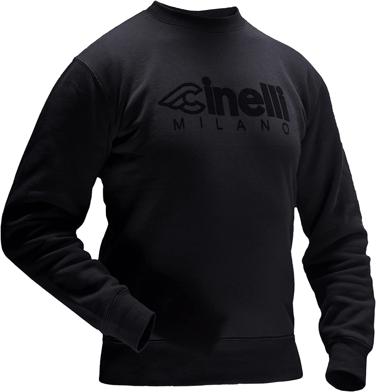 

Свитшот Cinelli CREWNECK MILANO FLOCKED L, Черный, чёрный