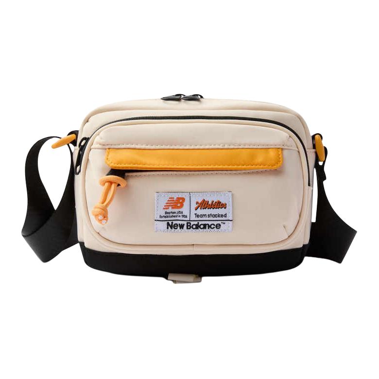New New Balance Fabric Crossbody Bag, Shoulder Bag Kids' Beige Yellow ND8PF2E023
