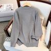 Plus Size Women's Loose Round Neck Pullover Sweater, Bust 150/160 (Size 200/300 Jin)