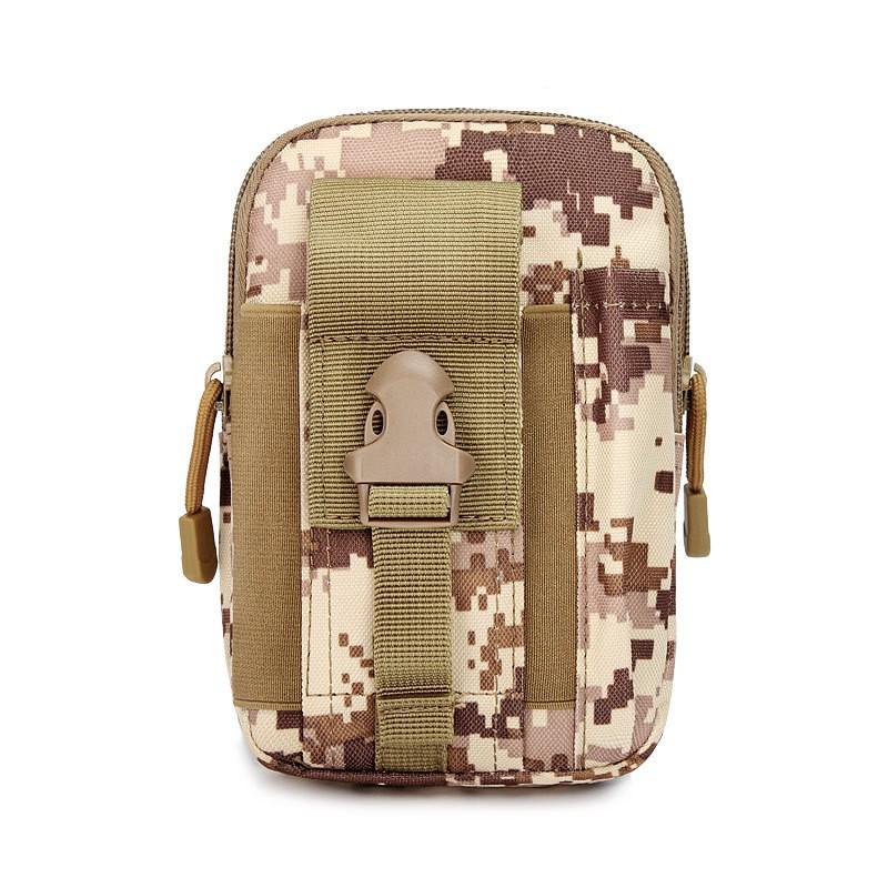 1 PCS Tactical Molle Pouch Waist Bag EDC Outdoor Gear Utility Belt Bag With Cell Phone Holder Gadget Pocket For Men Women