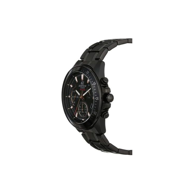 Casio Edifice Versatile Black Dial Black Steel Band Fashion Quartz Movement Stainless Steel Watch Men watches EFV-540DC-1A