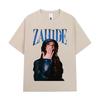 Zahide Merch Graphic Print Unisex Fashion High‑Quality Pure Cotton Loose Short‑Sleeve Harajuku‑Style Women And Men T-shirt