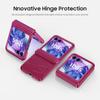 For Motorola Razr Ultra 2024/Razr Pro 2025/Razr Pro 2026 With Hinge Protection, Built-in Screen Protector Shockproof All-Inclusive Phone Cover-Red