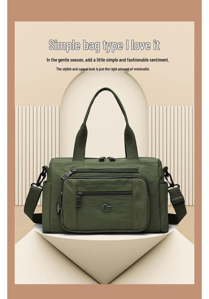2026 Women's Versatile Lightweight Nylon Crossbody Bag - Wear-Resistant, Large Capacity for Casual Travel