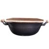 OLOFE Non-stick Iron Wok & Stew Pot