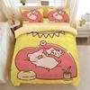 Cute Pig Duvet Cover Cartoon Animal Theme Bedding Set For Kids Adults, Sweet Bedspread Cover Ultra SoftRoom Decor Bedclothes
