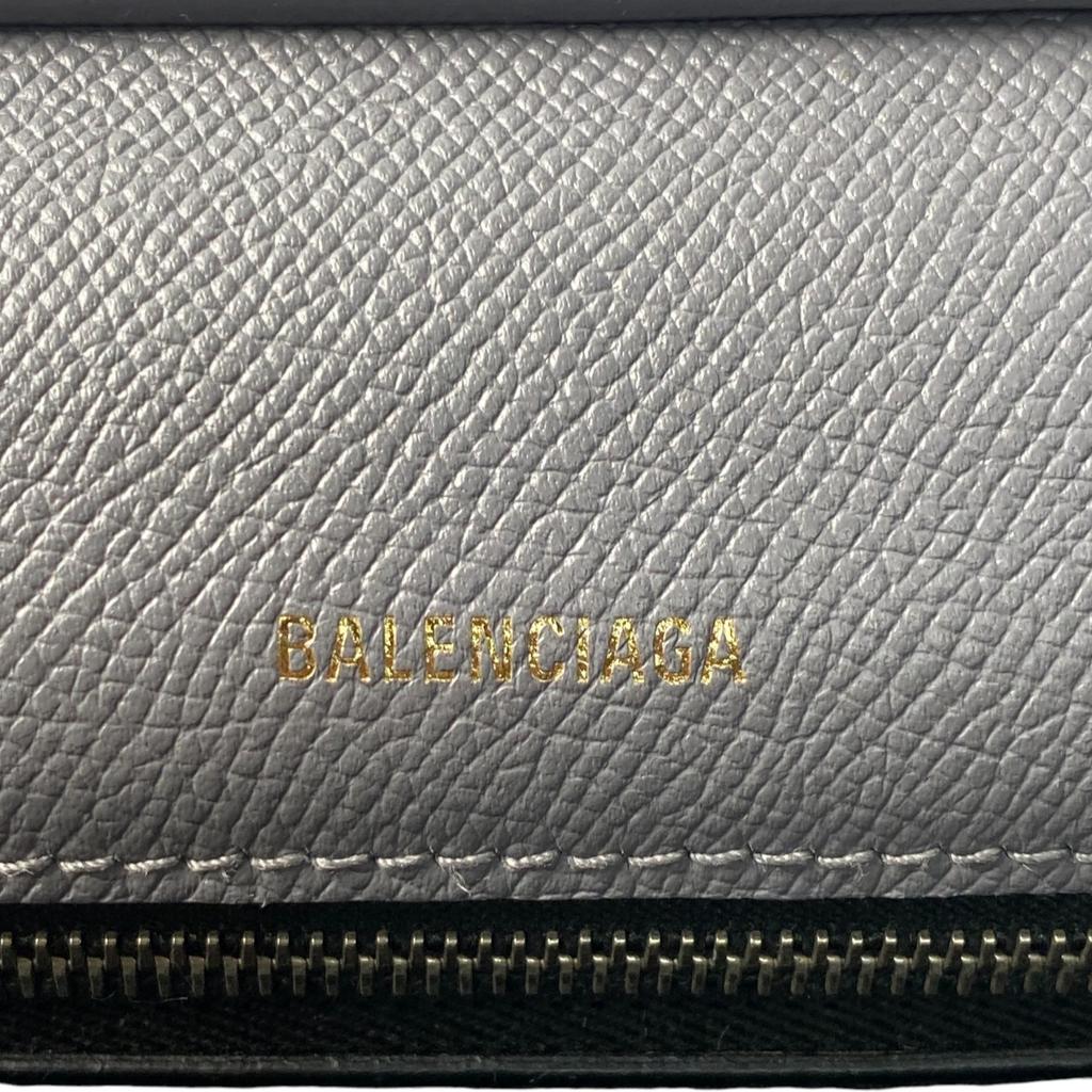 Used BALENCIAGAShoulder Bag Gray Leather Women