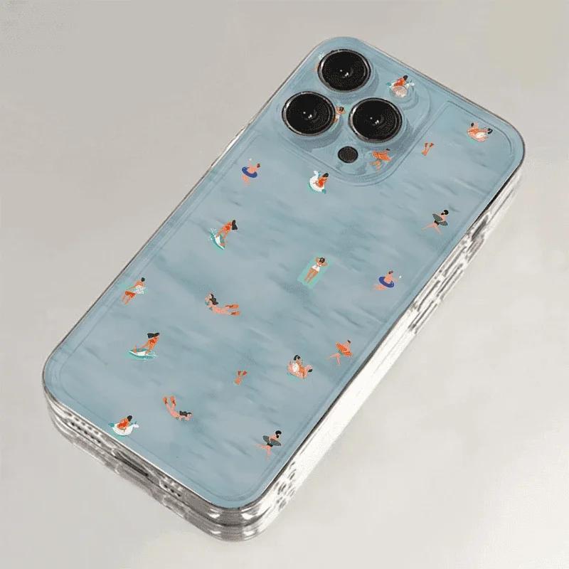 

Летний чехол для телефона с бассейном для Samsung Galaxy S26 S23 S24 S22 S25 Ultra Plus Чехол для Galaxy S25+ S24+ S23+ S22+ Fundas Galaxy S22Ultra