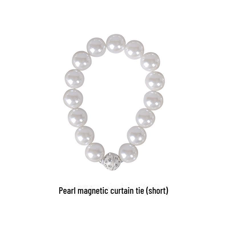 Pearl Magnetic Curtain Tieback - Light Luxury European Style