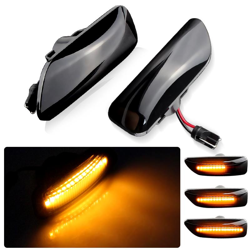 2 Stück LED Dynamische Seitenblinker Leuchte Für Volvo S60 V70 XC90 S80 XC70 OEM#30722641/34432641A Blinker Leuchte 12V
