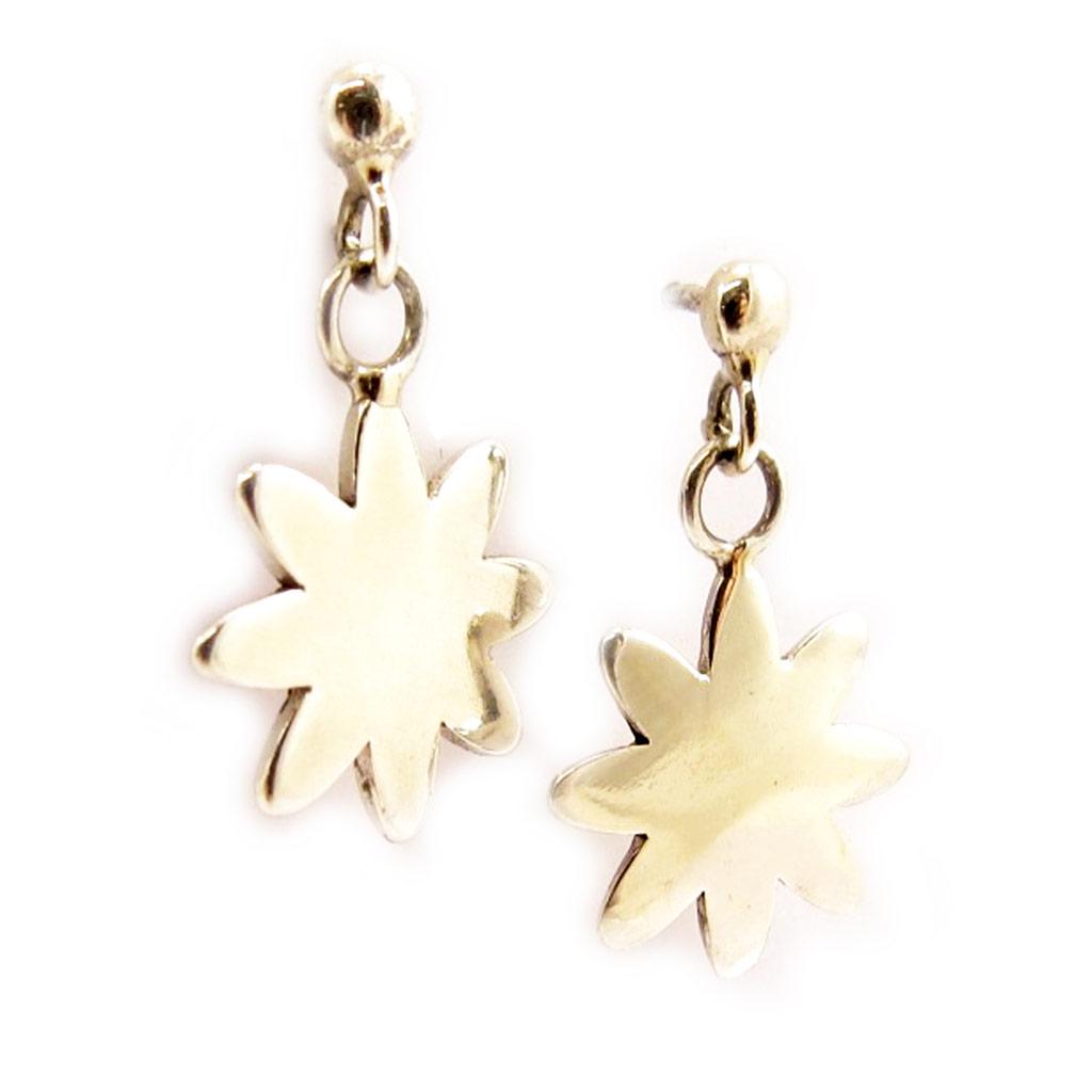 Les Trésors De Lily [C4740] - Boucles Argent 'Marguerites'