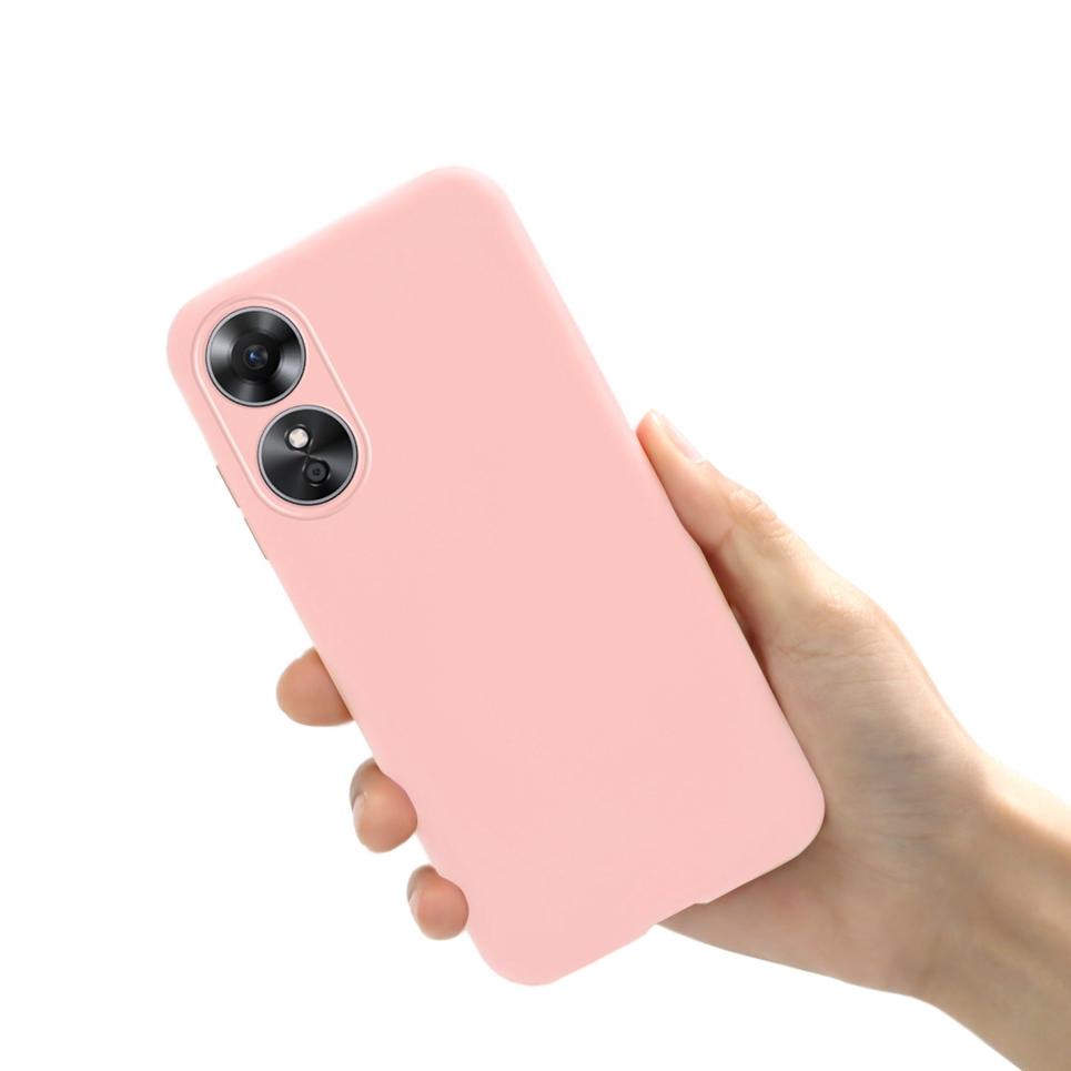 

Case On For Oppo A17 Back Cover Liquid Silicone Shockproof Protection Phone Case For OppoA17 A 17 CPH2477 Soft Capa Etui Oppo A17 4G