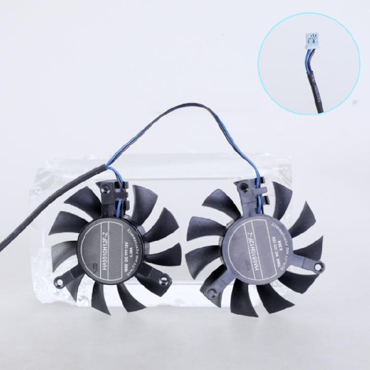 50mm/1.97inch HA5510H12F-Z Graphics Card Cooling VGA Fan 2Pin 12V Coolers Fan for GTX1650 LPOCV1