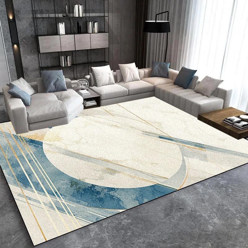 Modern Light Luxury Large Carpet Rug for Home Living Room Bedroom Sofa Doormat Decor Kid Play Area Rug Carpet Non-slip Floor Mat