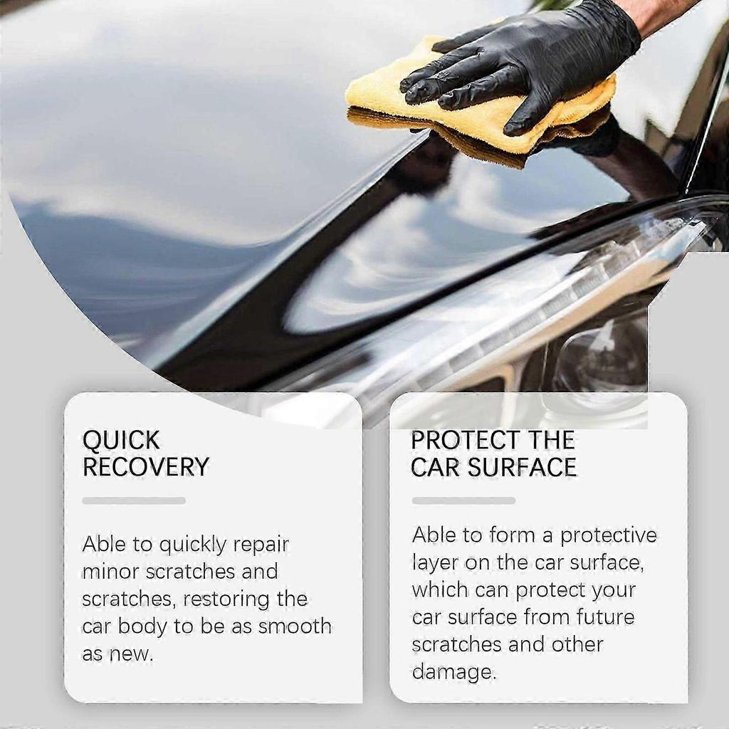 Car Scratch Repair Cream - Quick & Easy Decontamination, Polishing & Protective Layer for Minor Scratches - Restores Shine & Safeguards Your Vehicle