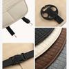 Car Seat Covers Universal Flax Front Rear Breathable Linen Cushion Anti Slip Auto Seat Protector Mat Pad Four Seasons