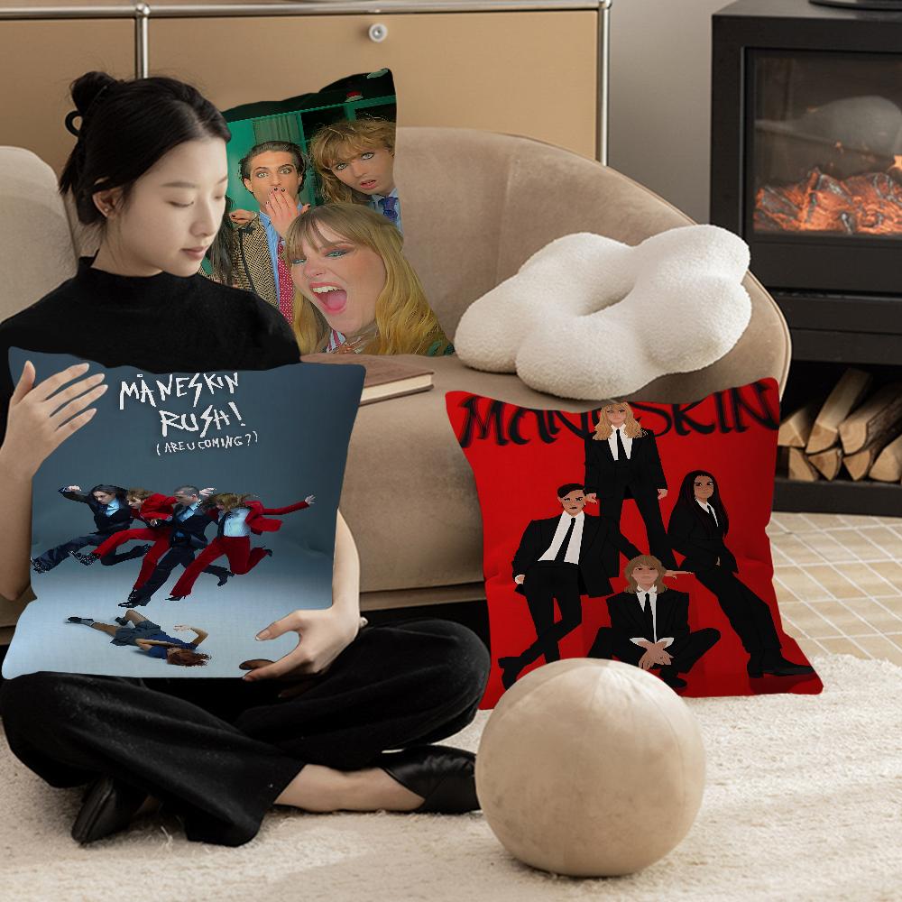 Italia Band M-Maneskin Cushion Cover Decorative Pillow Sofa Home Decor case pillow cases