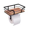 In-Stock Wall-Mounted Toilet Paper Holder for Bathroom & Hotel, Multi-Purpose Floating Shelf for Home Toilet, Roll Paper Storage