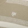Illuminate Flm Striped Knit Vest - Grey