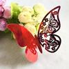 Place Card Butterfly 100pcs Name Wine Glass Cup Glass High Feet Cup Decoration