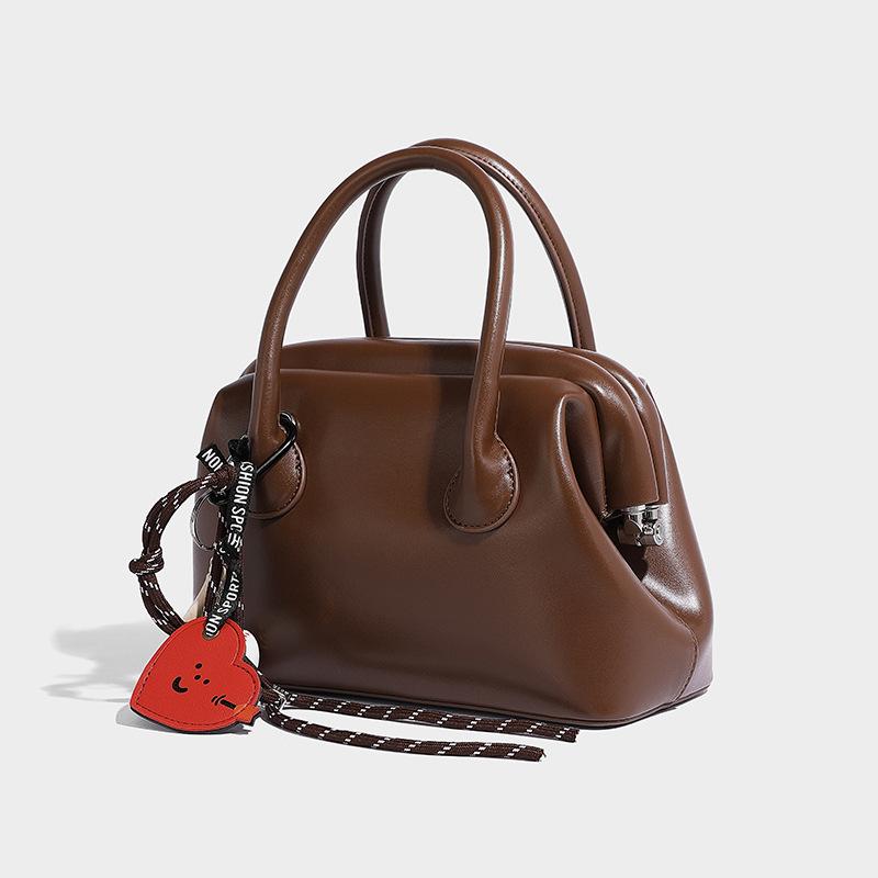 2024 Fall/Winter New Niche Handbag Fashionable and Elegant Large Capacity Single Shoulder Crossbody Boston Pillow Bag