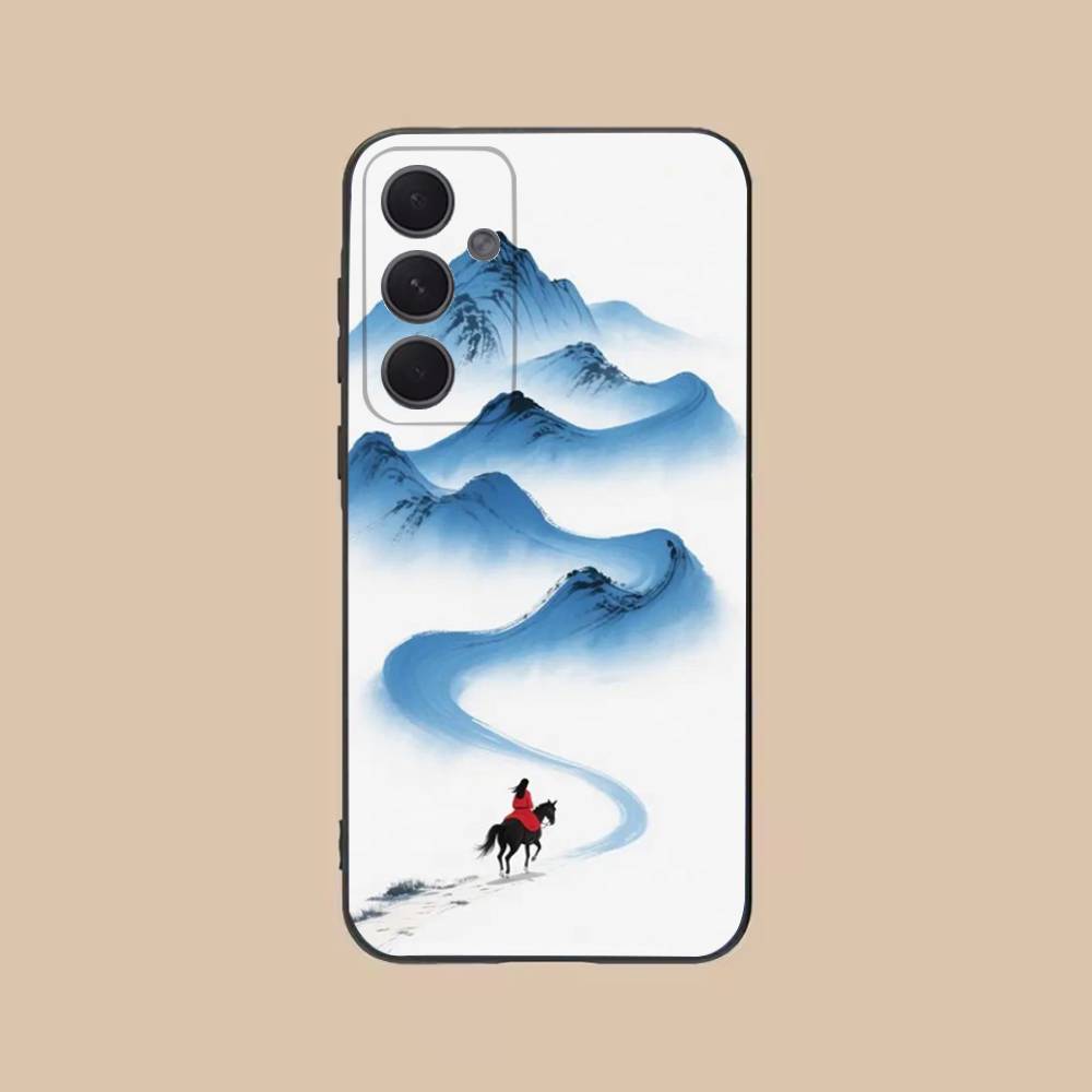 By The Mountainside Phone Case For Samsung S25,24,21,22,23,20,S30,Ultra,Plus,Fe,Lite,Note,5G Black Cover