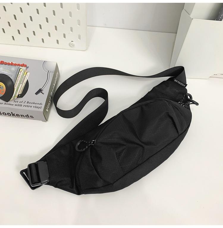 Outdoor Commuting Men'S Durable And Lightweight Fanny Pack, Daily Leisure Waterproof Material, Sports Breathable Hanging Bag, Cycling And Running