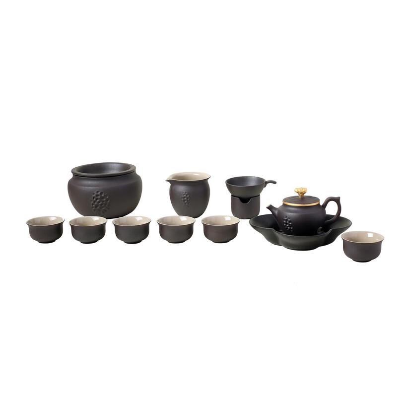 

Lu Bao Purple Clay Celadon Ice Crack Tea Set Gift Box