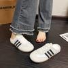 Baotou Half Slippers Women's Summer Wear New Heelless Flat-bottomed Lazy One-pedal Women's Shoes