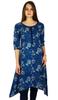 Bimba Womens Asymmetrical Kurta Regular Fit Cotton Kurti Tunic With Pockets -