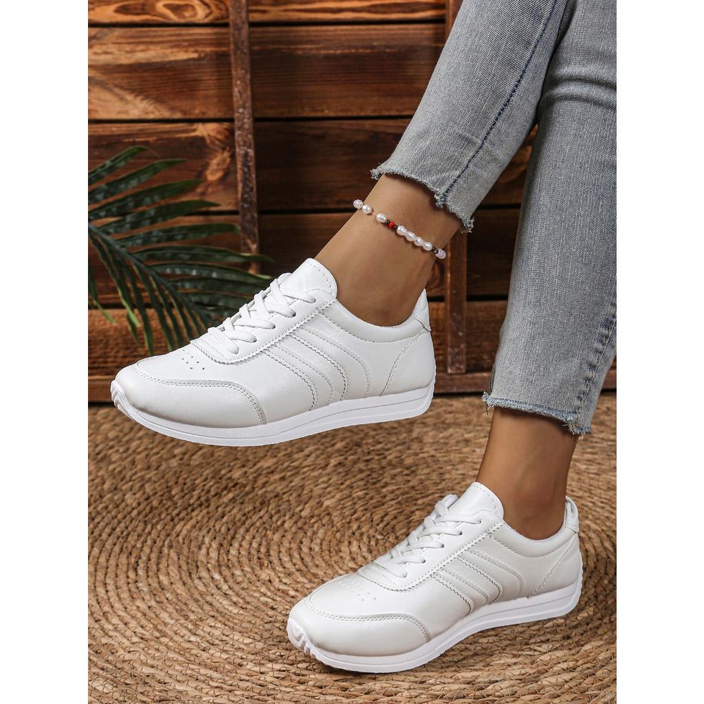Summer, Soft Soled Shoes, Versatile, Lace Up, Casual Shoes, Sports Shoes, Running Shoes, Women's Shoes