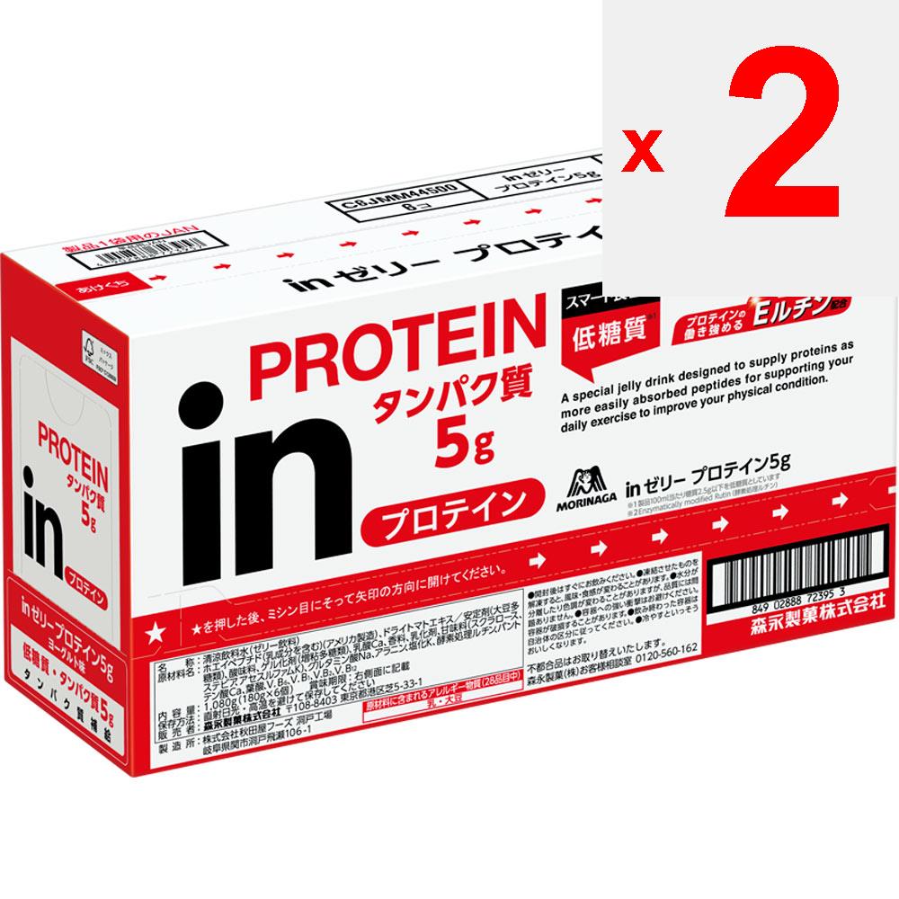 Morinaga Seika In Jelly In Jelly Protein 6P 180gx6 Wider In Jelly Cheer Pack Wider In Jelly