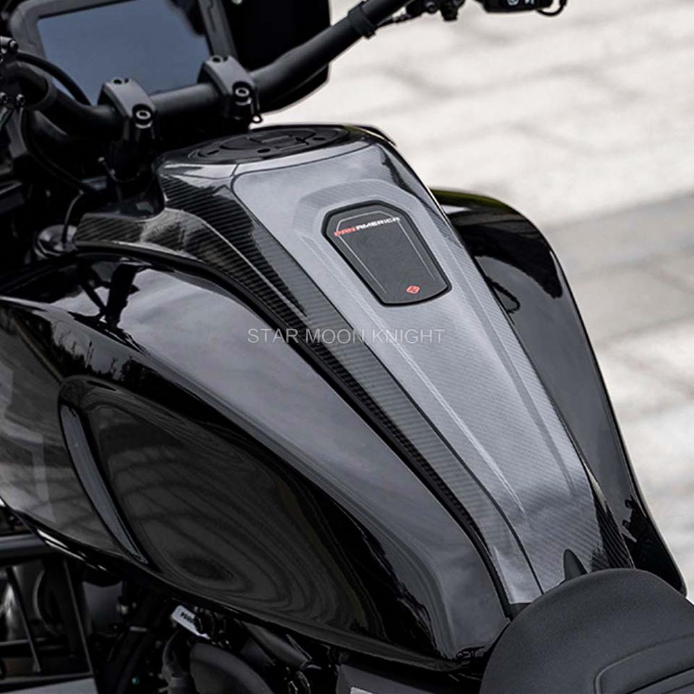 Motosiklet Karbon Fiber Desen Çıkartmalar HARLEY PAN AMERİKA 1250 S PA 1250S PA1250 2022 Çıkartması Yakıt Tankı Pedi