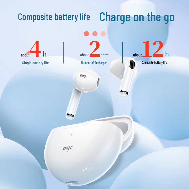 Aigo T16 Semi-in-ear True Wireless Bluetooth Earbuds