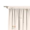 2PC Home Decoration Curtains With Light Yellow Flowers And Rod Pockets, Kitchen, Coffee Shop, Living Room, Balcony, Garden