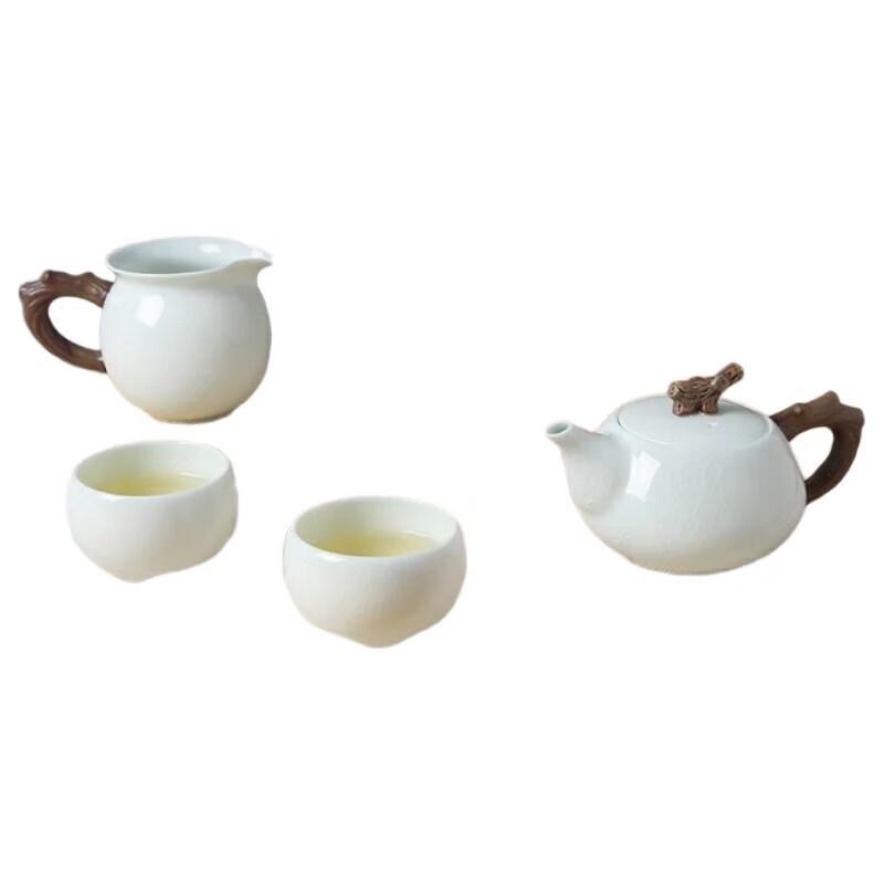

Lu Bao Ice Crack Ceramic Kung Fu Tea Set