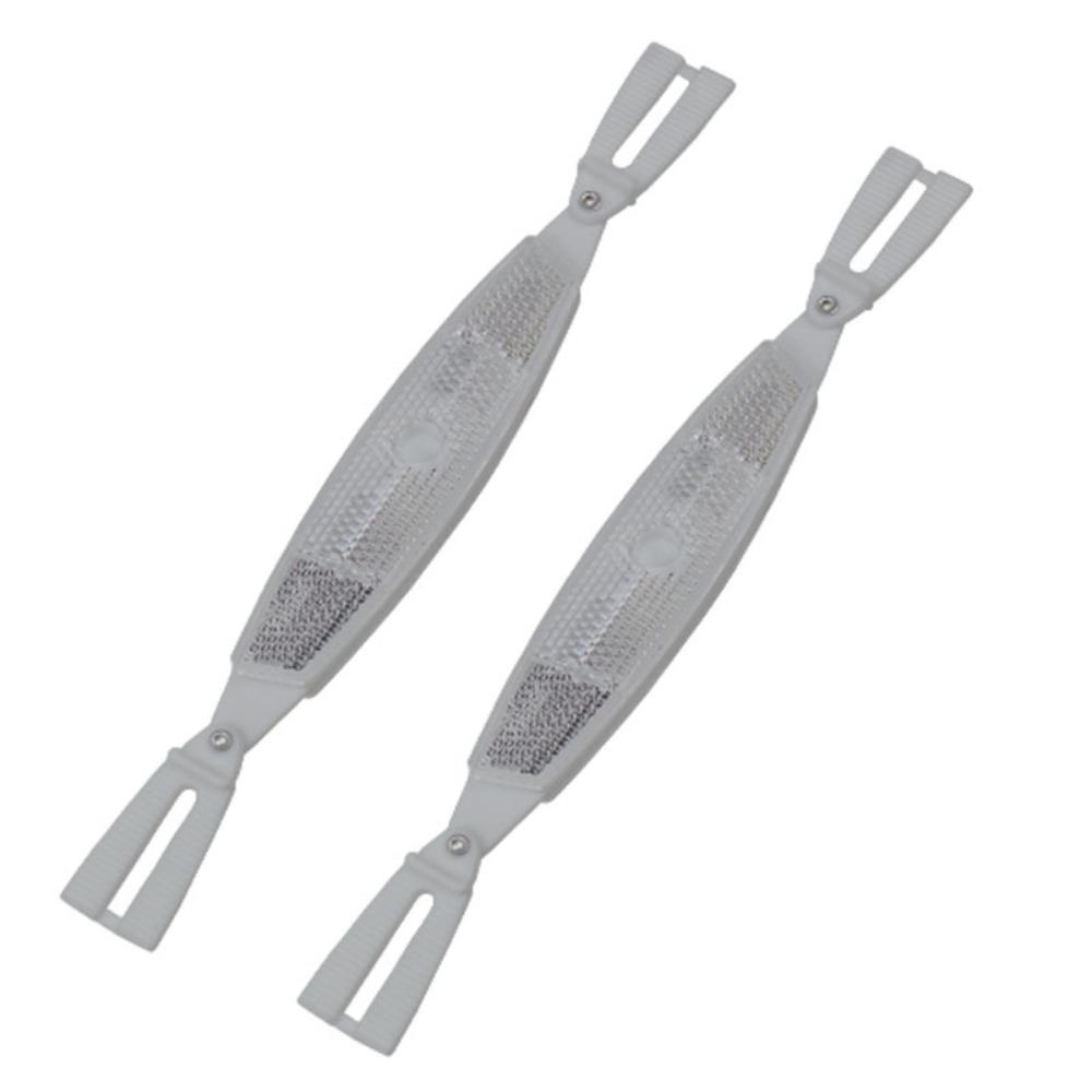 1 Pair ABS Bicycle Wheel Reflectors Warning Cycling Reflector Bike Spoke Reflectors  Night Riding