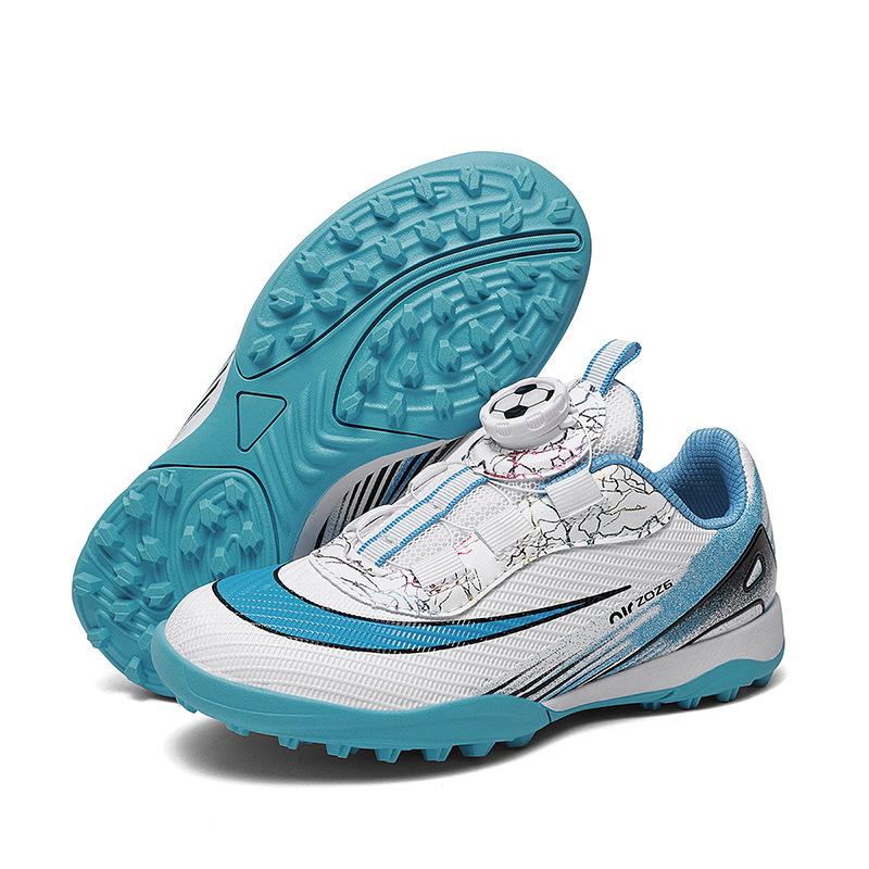 Rotary Buckle Children'S Football Shoes Men And Women Teenagers Broken Nail Indoor Sneakers Student Football Training Sneakers