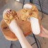 Magic Thick-bottomed Wedge Slippers Women's Fashion Summer New Wear Sandals Bow Muffin Bottom Women