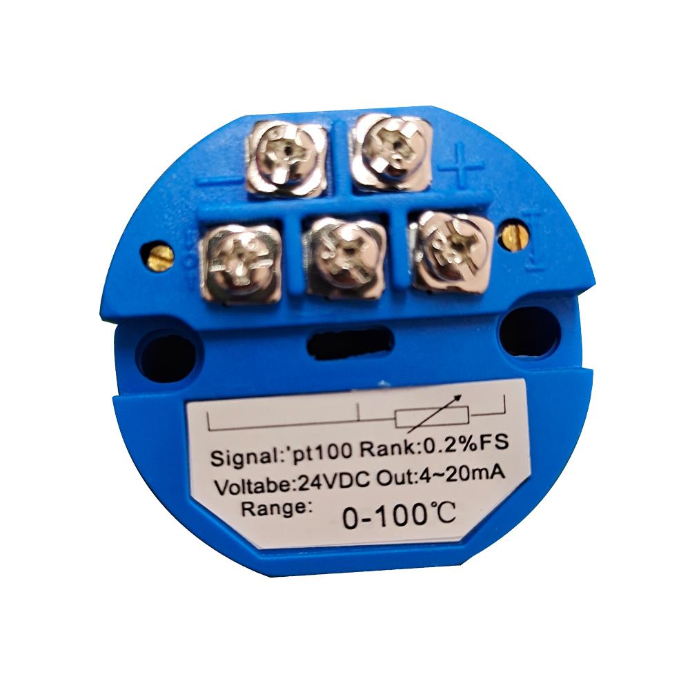 PT100 0-600℃ Temperature Sensor Transmitter 4-20MA Output DC24V