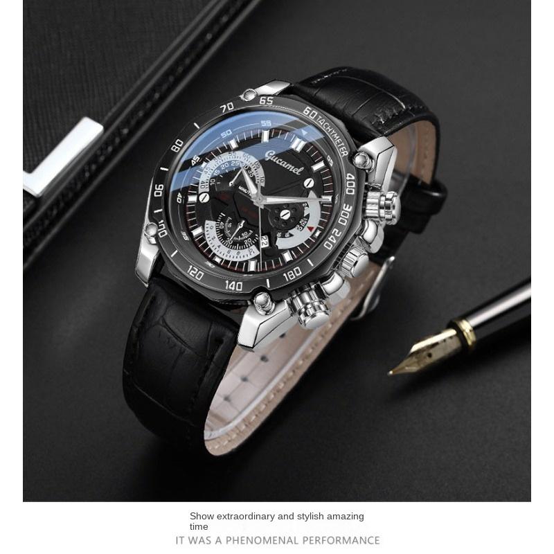 GUCAMEL New Watch Electronic Watch Calendar Watch Wristwatch