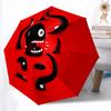 1pc Monster Sea Automatic Open/Close Umbrella, Portable Folding Umbrella for Travel, Themed Events, It Is Suitable As a Gift for Various Festivals, Ou