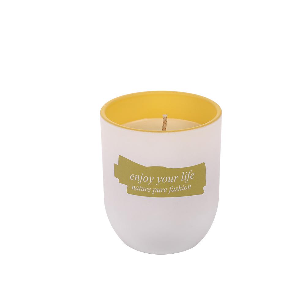 Colored Glass Cup Soy Wax Scented Candle Home Scented Candle Ornament Wedding Souvenir