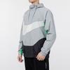 Nike Sportswear Swoosh Color-Block Hooded Woven Jacket Men Outerwear Grey DD5968-077