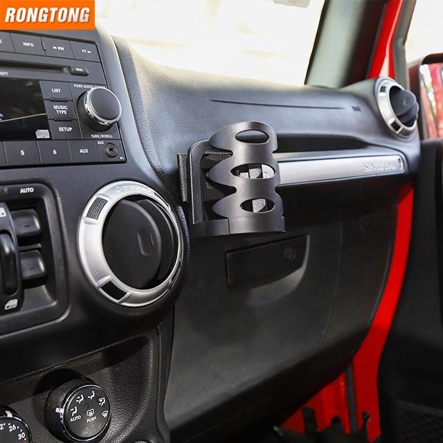 Hot Sale New Car Interior Accessories Multi-function Black Water Cup Holder for Jeep Wrangler JK 2011-2017