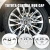 TRR24pcs 57mm 62mm Car Wheel Center Hub Cap For Toyota RAV4 Hilux Aygo Yaris Ractis Corolla Camry CHR Auris Tacoma Car Accessories