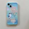 Star Starry Sky Cats Family Cute Cartoon Imd Phone Case For Iphone 14 Pro Max Plus Xr Xsmax X 13 12 11 Promax Ins Silicone Cover